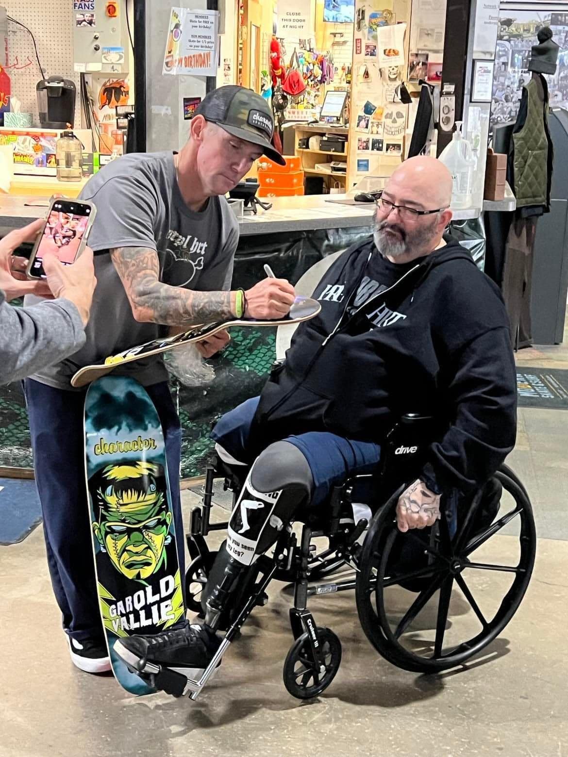 Trevor and Garold together at Modern Skate and Surf in Royal Oak Michigan.