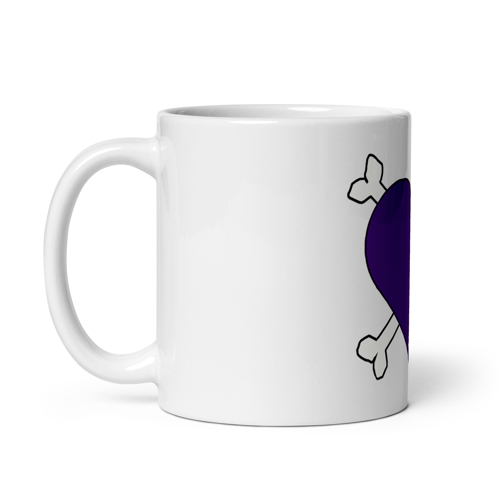 PRPL HRT White glossy mug - Image 3