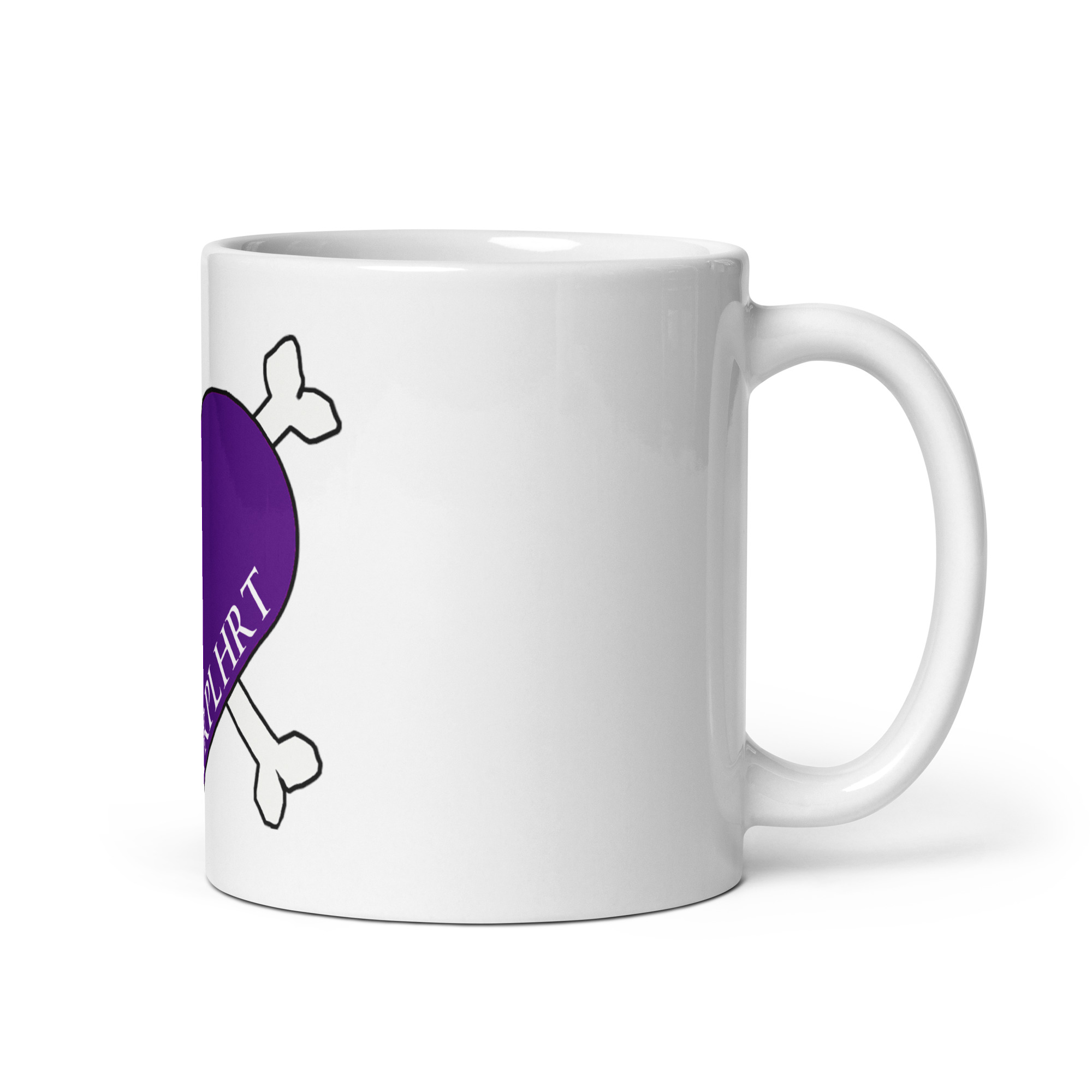 PRPL HRT White glossy mug - Image 2